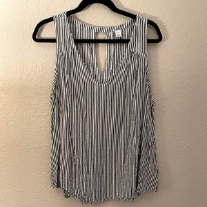 Navy and White Stripe Old Navy Tank XL